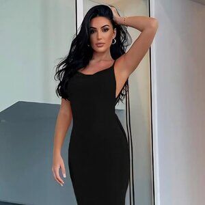 EVENING GOWN BACKLESS SEXY DRESS